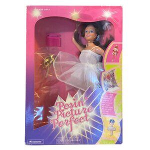Vintage 1990 Precious POSIN' Picture Perfect WONDERAMA Doll BALLERINA NIB